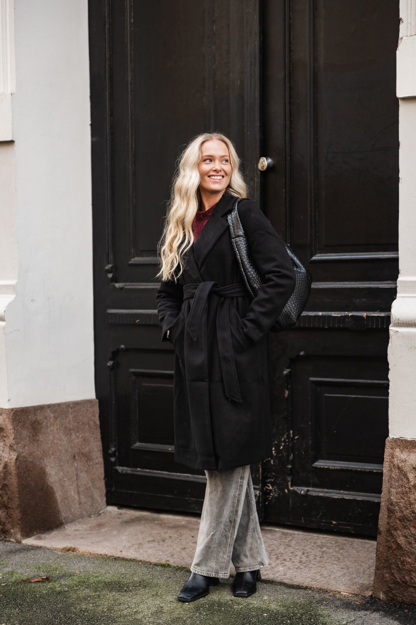 VMFORTUNEAYA Coat - Black